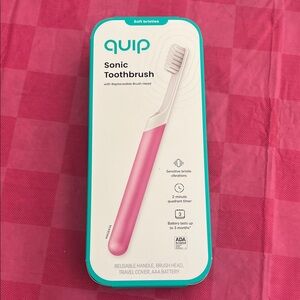 Quip Pink Sonic Toothbrush